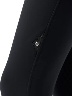 Reithose Damen Crystalek, Kniebesatz, Knee-Grip, High Waist
