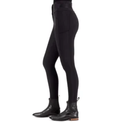 Reithose Damen ESAthletic Luxe, High Waist, Vollbesatz, Full-Grip