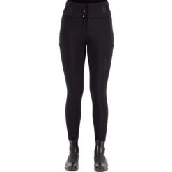Reithose Damen ESAthletic Luxe, High Waist, Vollbesatz, Full-Grip