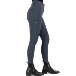 Reithose Damen ESAurelia, High Waist, Vollbesatz