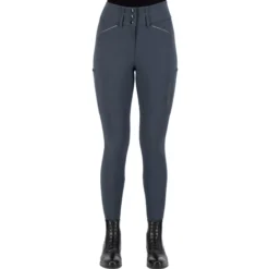 Reithose Damen ESAurelia, High Waist, Vollbesatz