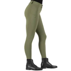 Reithose Damen ESImpress HW24, Vollbesatz, Full-Grip