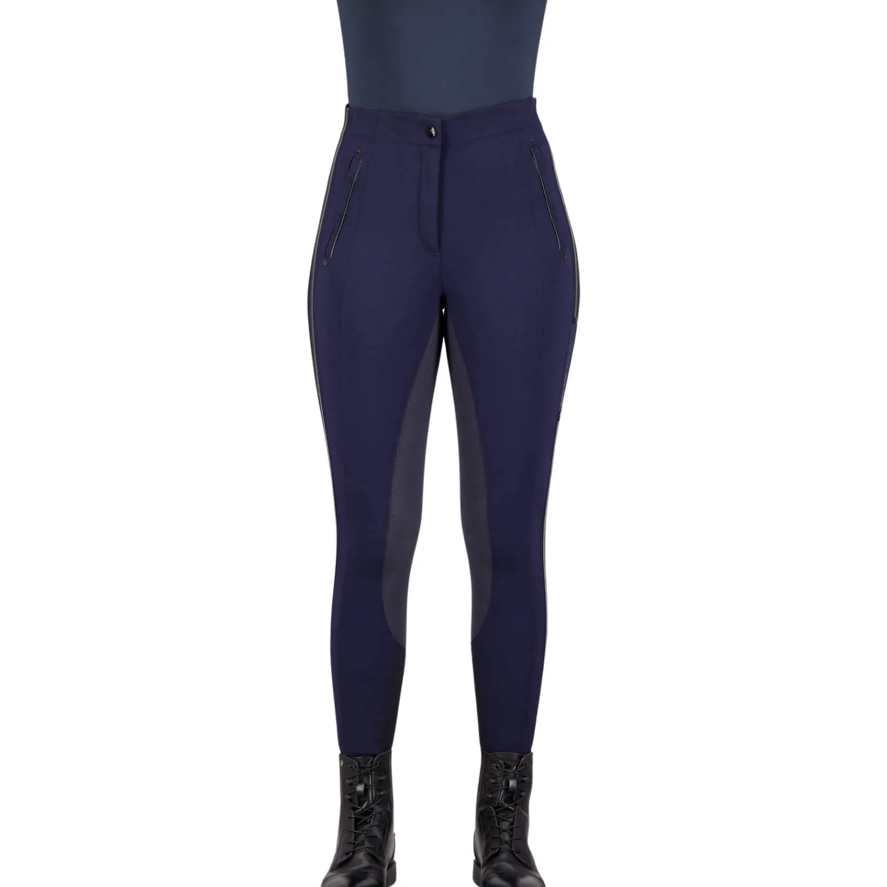 Reithose Damen ESWondershape, Vollbesatz, Full-Grip
