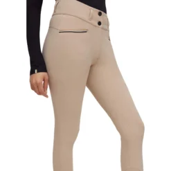 Reithose Damen Hailey High Waist Sommer FS24, Vollbesatz, Voll-Grip