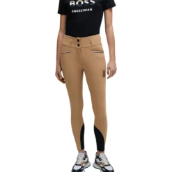 Reithose Damen Hailey High Waist FS24, Vollbesatz, Voll-Grip