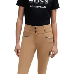 Reithose Damen Hailey High Waist FS24, Vollbesatz, Voll-Grip