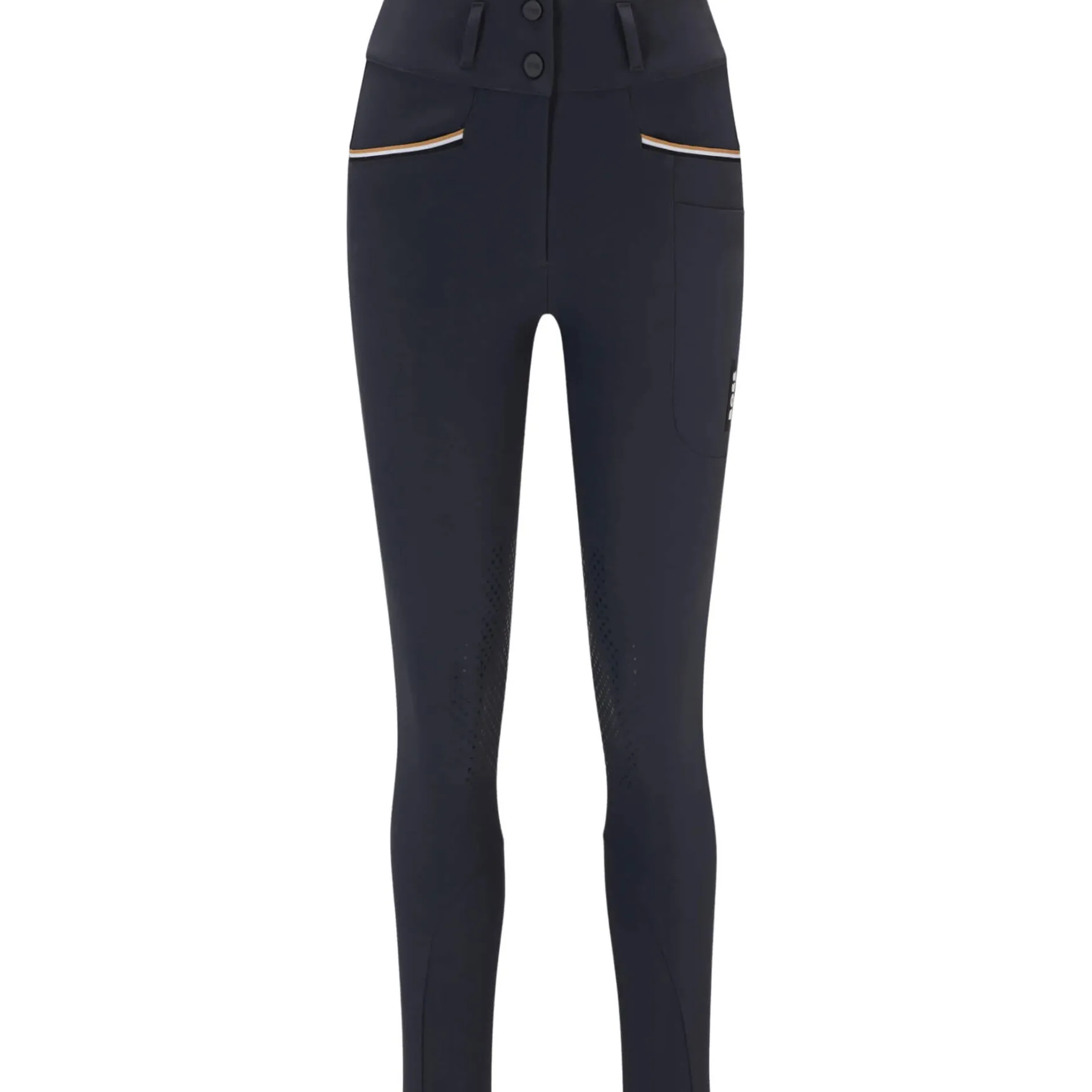 Reithose Damen Hannah HW24, Kniebesatz, Knee-Grip, High Waist