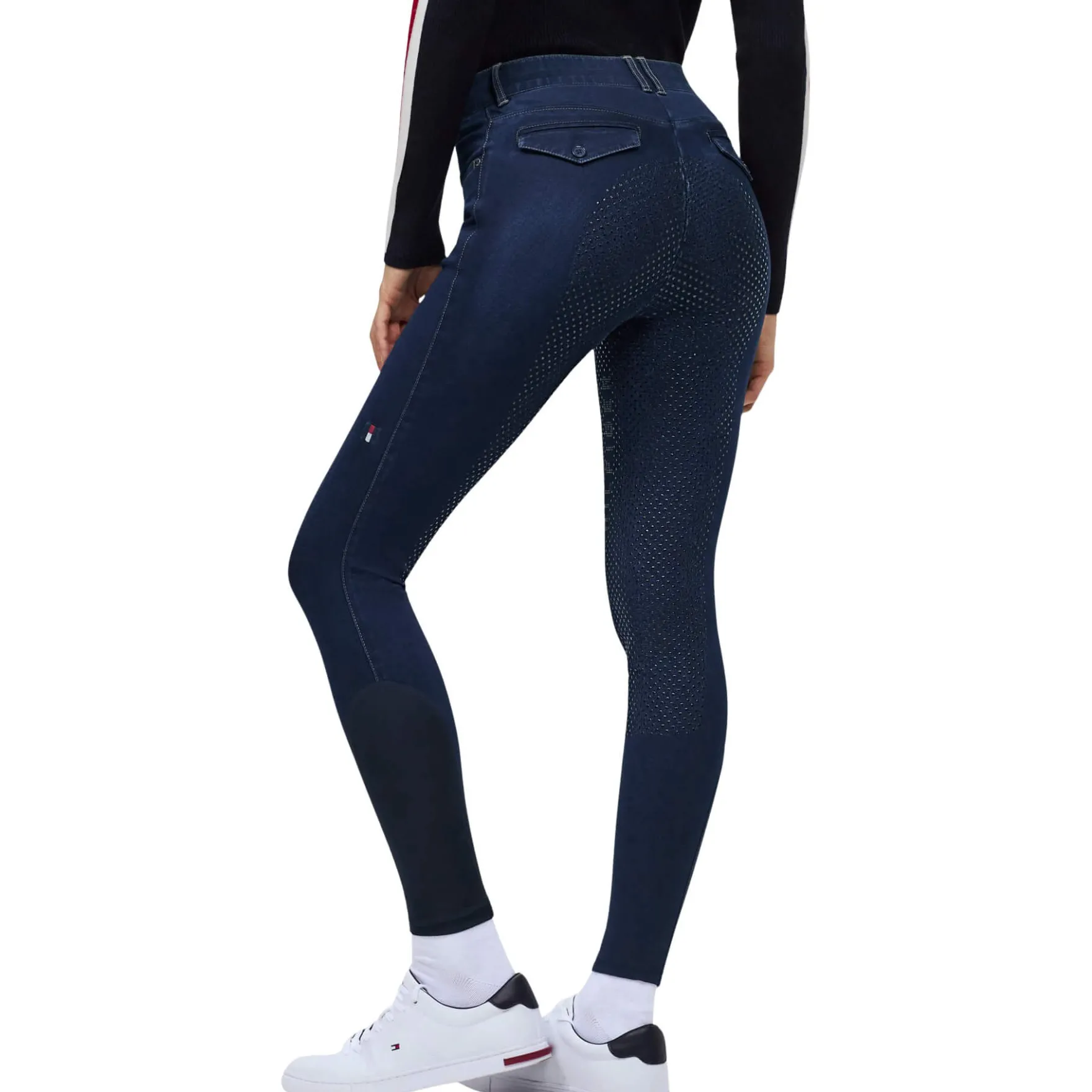 Reithose Damen Hope FS26, Vollbesatz, Full-Grip, Jeansreithose