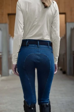 Reithose Damen KLKayce H-Shape FS26, Vollbesatz, Full-Grip, Jeansreithose