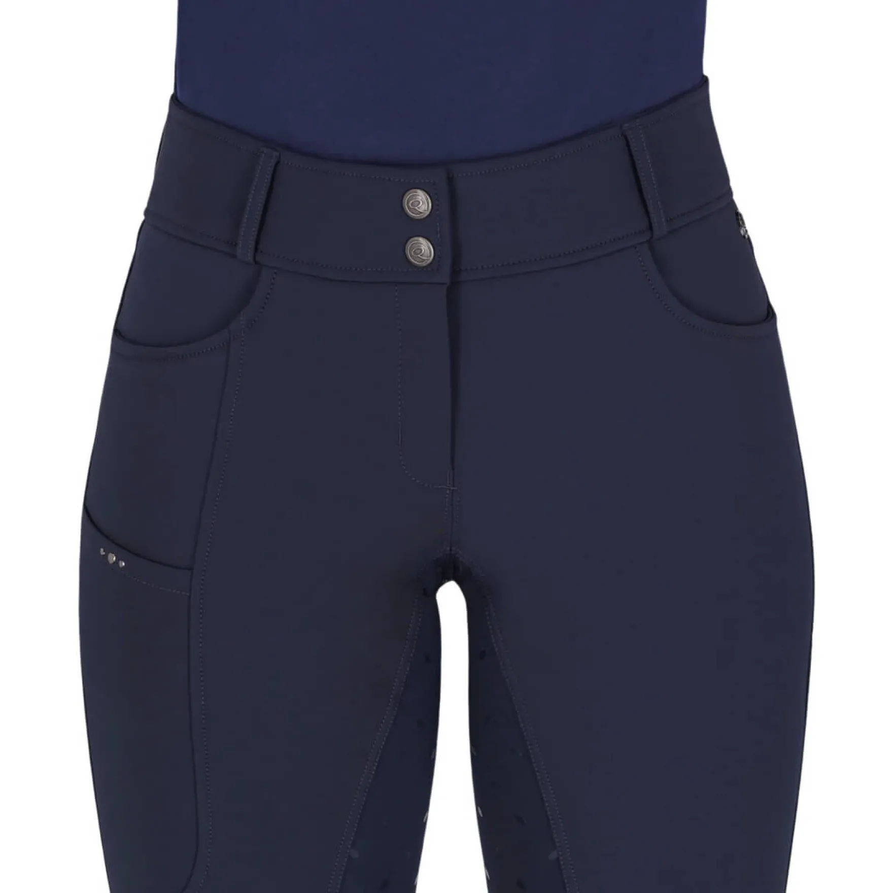 Reithose Damen Lymee HW25, Softshellreithose, Vollbesatz, Full-Grip, High Waist