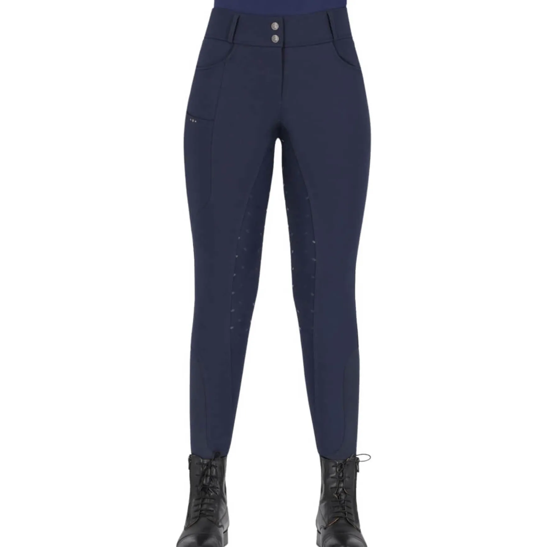 Reithose Damen Lymee HW25, Softshellreithose, Vollbesatz, Full-Grip, High Waist