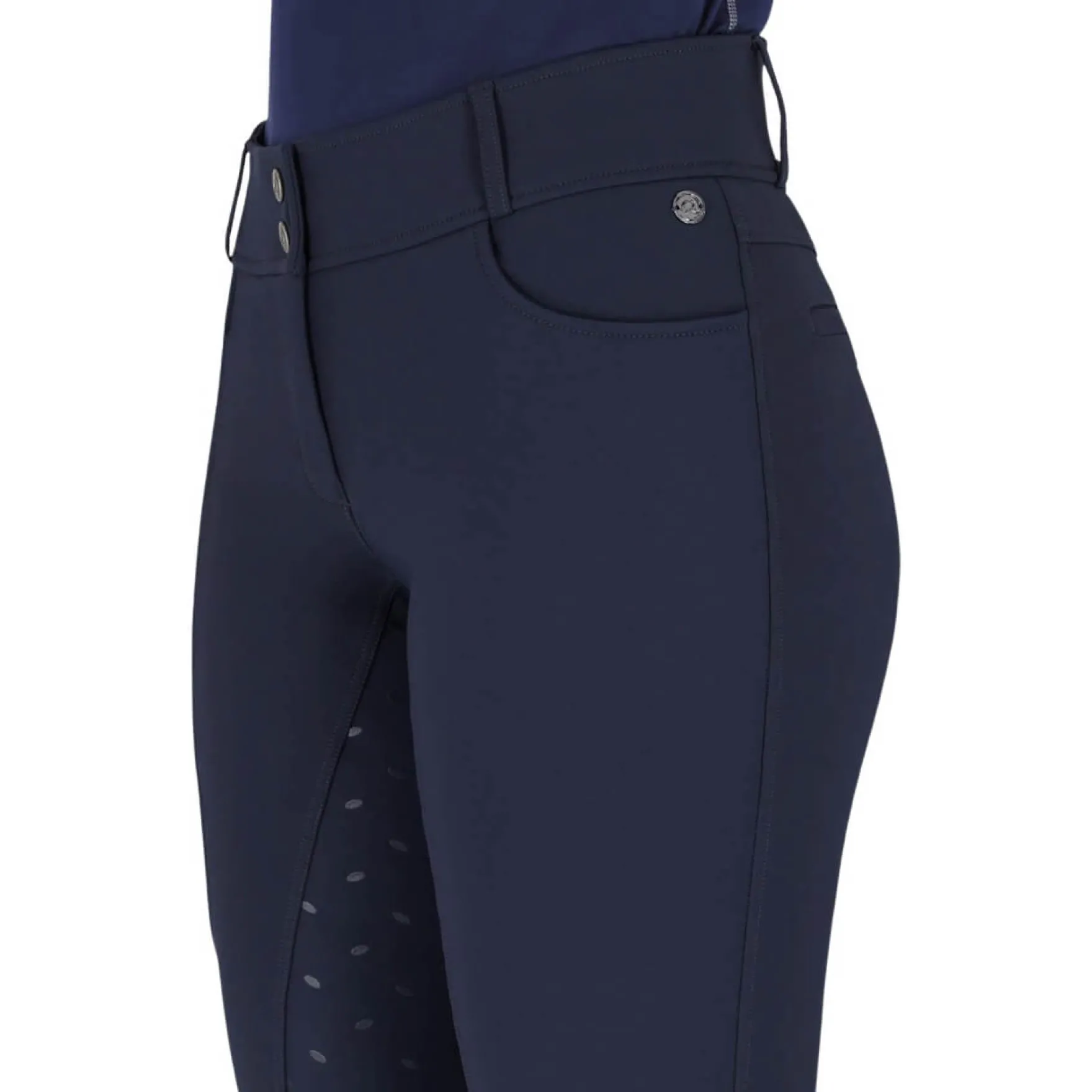 Reithose Damen Lymee HW25, Softshellreithose, Vollbesatz, Full-Grip, High Waist
