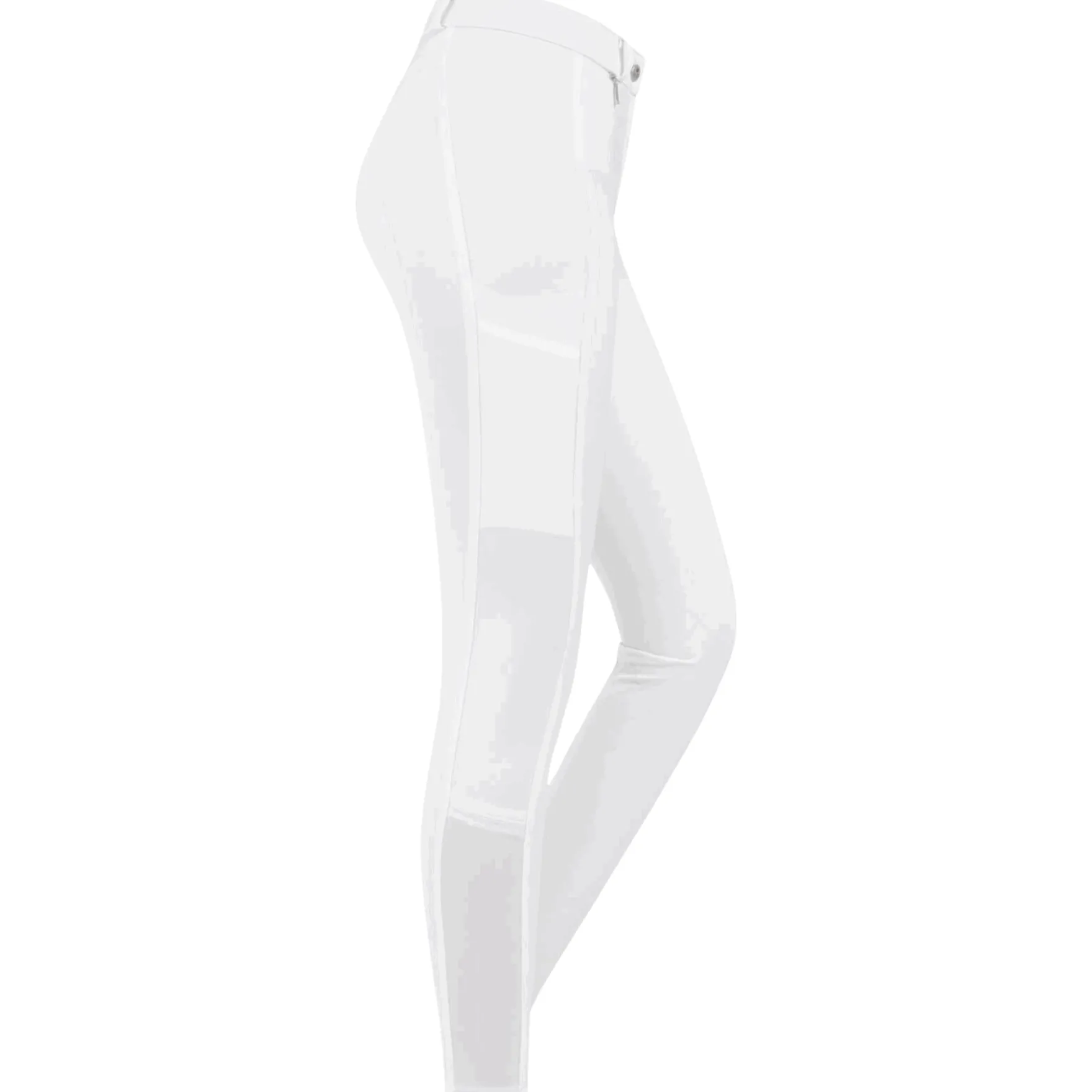 Reithose Damen Micro Silikon, Kniebesatz, Knee-Grip