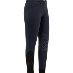 Reithose Damen New Grip System, Kniebesatz, Knee-Grip
