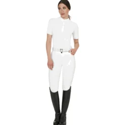 Reithose Damen Stones Logo FS26, Vollbesatz, Full-Grip, High Waist