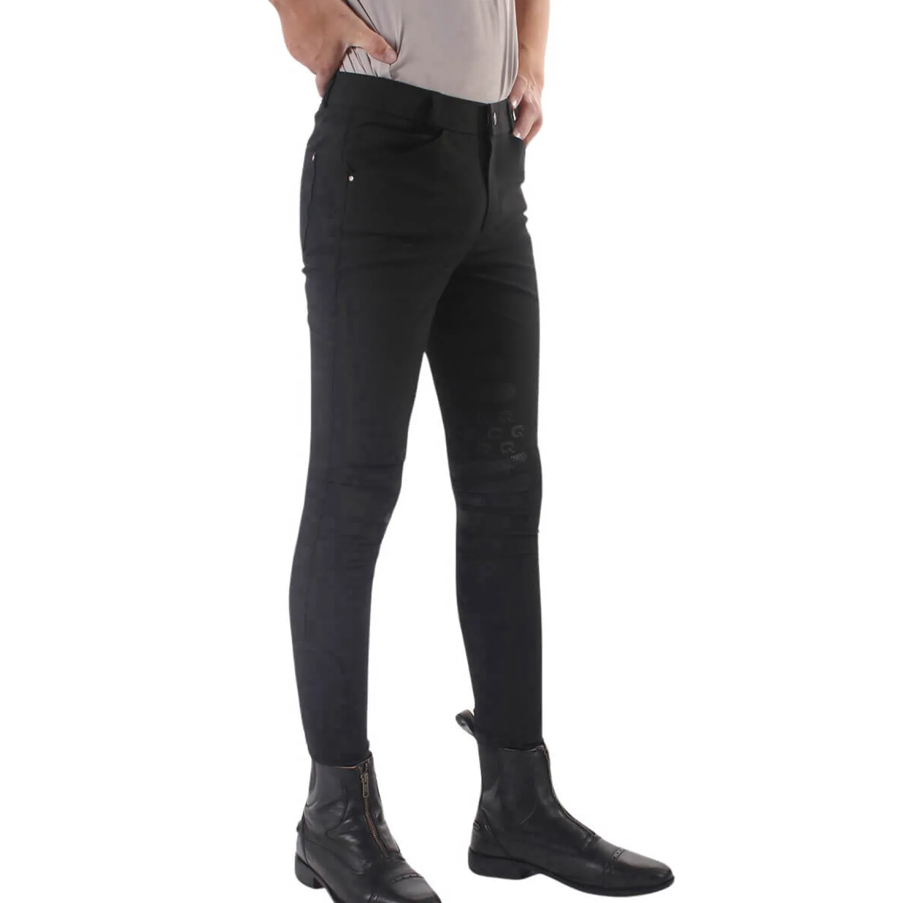 Reithose Jungen Fillip, Kniebesatz, Knee-Grip