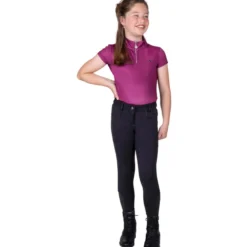 Reithose Kinder Djune FS24, Vollbesatz, Full-Grip