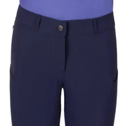 Reithose Kinder Nyomi, Sommerreithose, Teilbesatz, Half-Grip, wasserabweisend