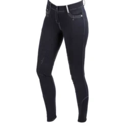 Reithose Mädchen Basic Plus, Vollbesatz, Full-Grip