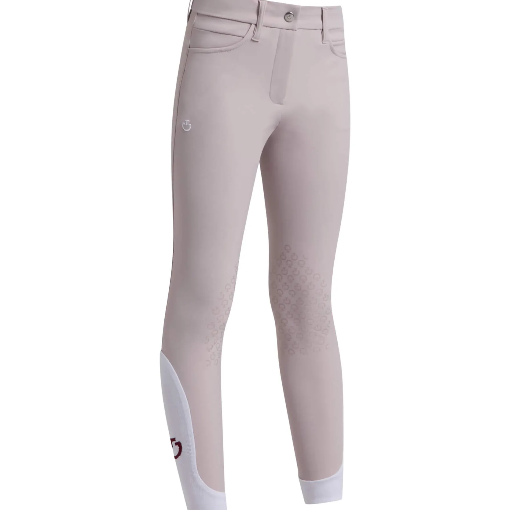 Reithose Mädchen Color Grip FS26, Kniebesatz, Knee-Grip
