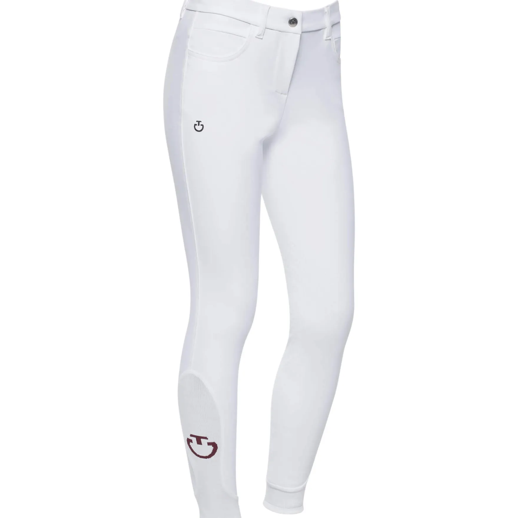 Reithose Mädchen Color Grip, Kniebesatz, Knee-Grip
