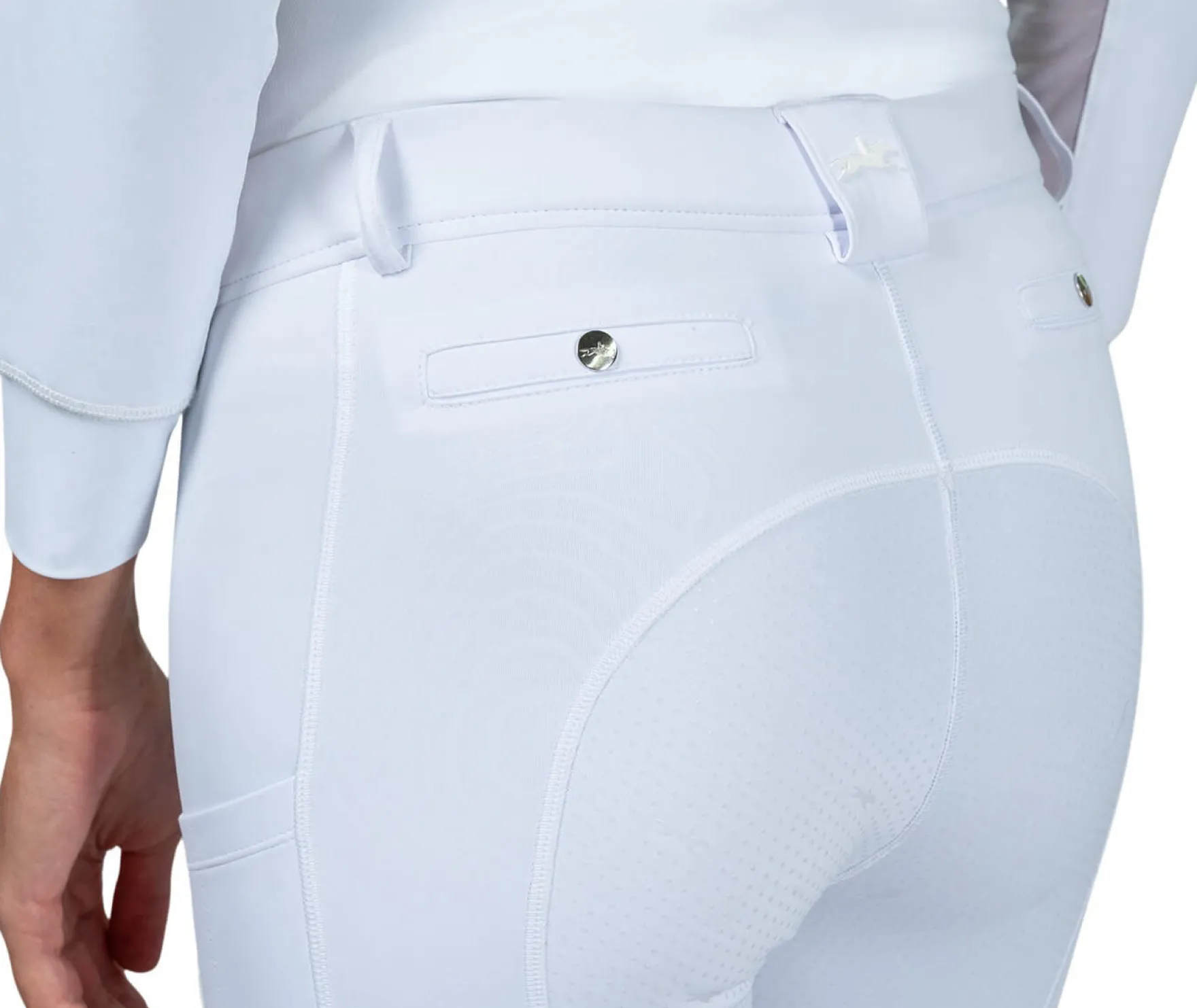 Reitleggings Damen Air Sporty Riding Tights Pro FS, Vollbesatz, Full-Grip