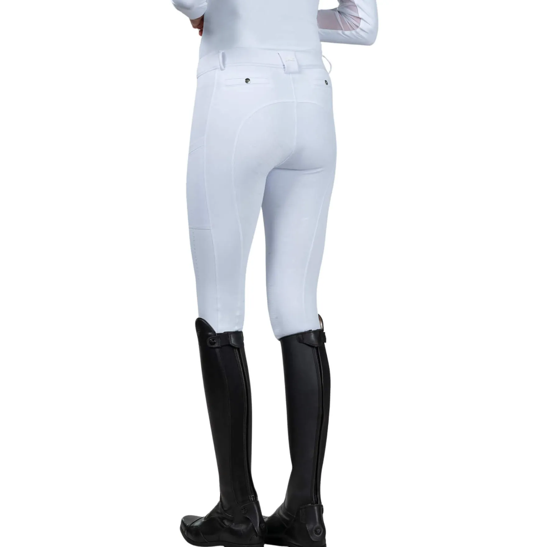 Reitleggings Damen Air Sporty Riding Tights Pro FS, Vollbesatz, Full-Grip