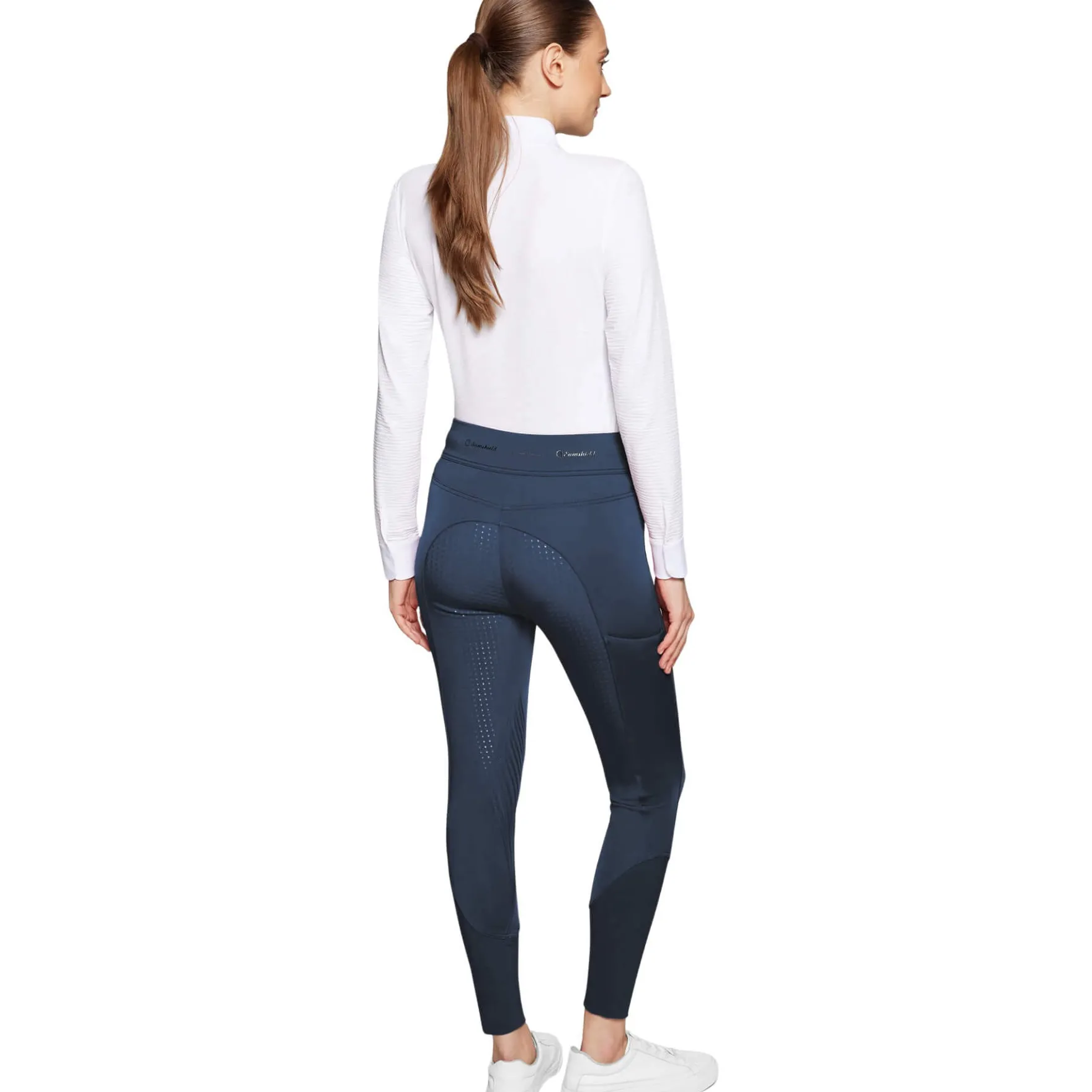 Reitleggings Damen Alpha Winter HW25, Vollbesatz, Full-Grip, High Waist, Winter