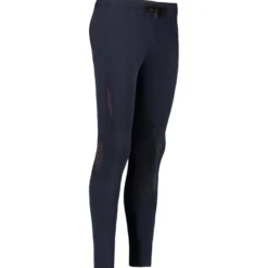 Reitleggings Damen Athletics, Kniebesatz, Knee-Grip