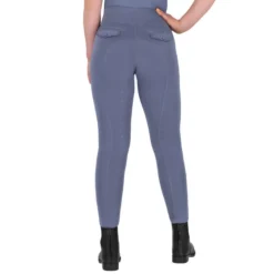 Reitleggings Damen Aubree FS26, Teilbesatz, Half-Grip