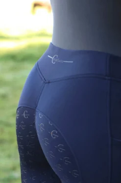 Reitleggings Damen ClassicStar, Vollbesatz, Full-Grip