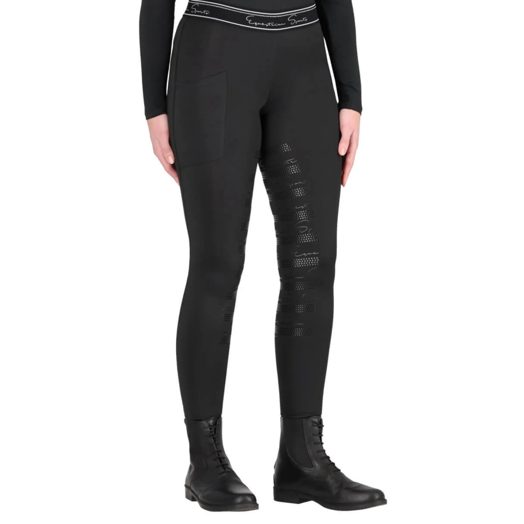 Reitleggings Damen Eden, Vollbesatz, Full-Grip