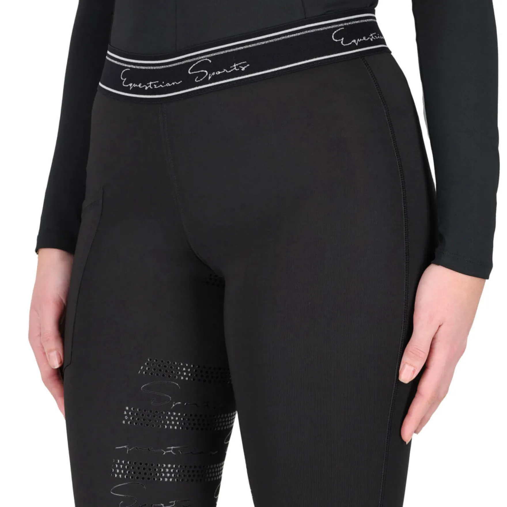 Reitleggings Damen Eden, Vollbesatz, Full-Grip
