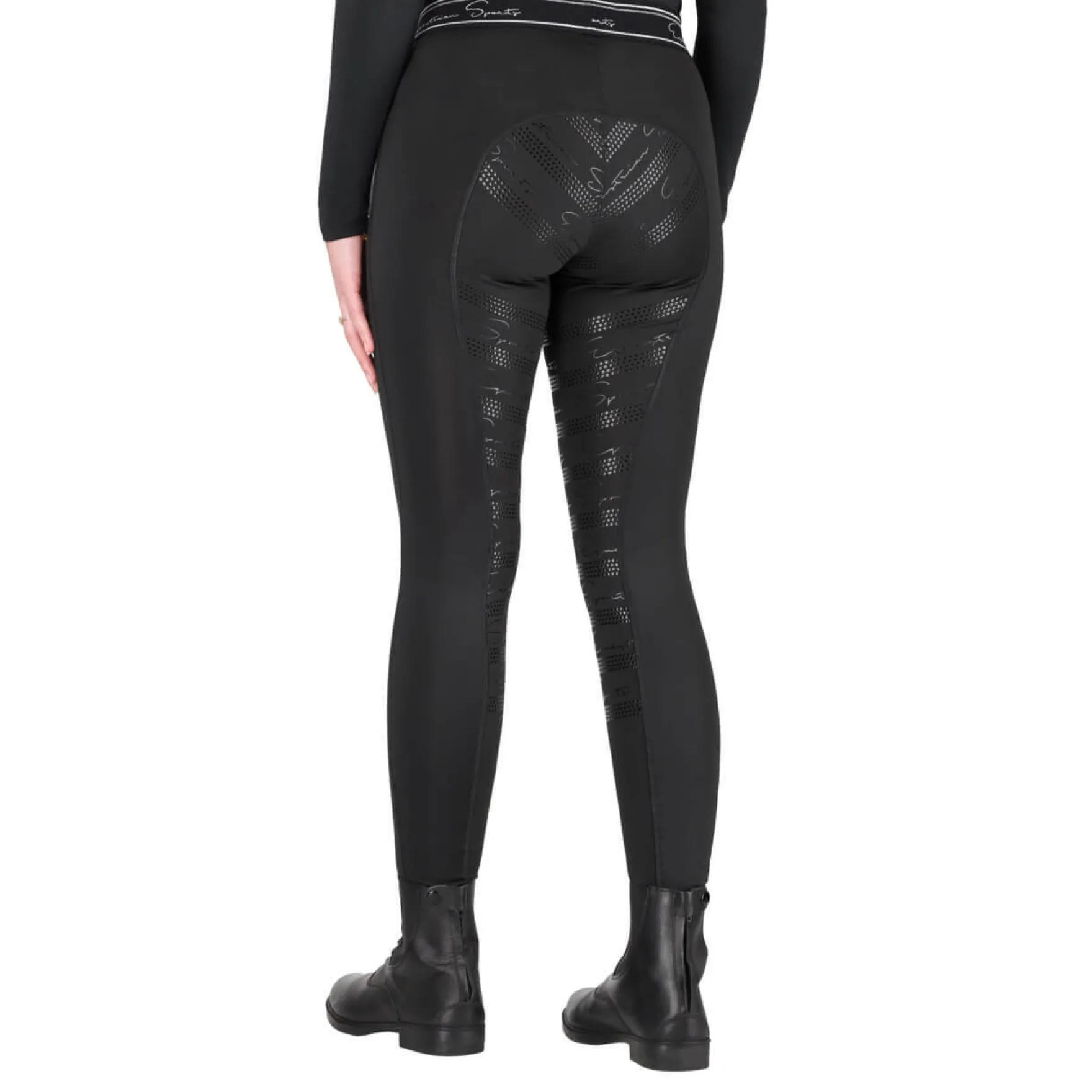 Reitleggings Damen Eden, Vollbesatz, Full-Grip