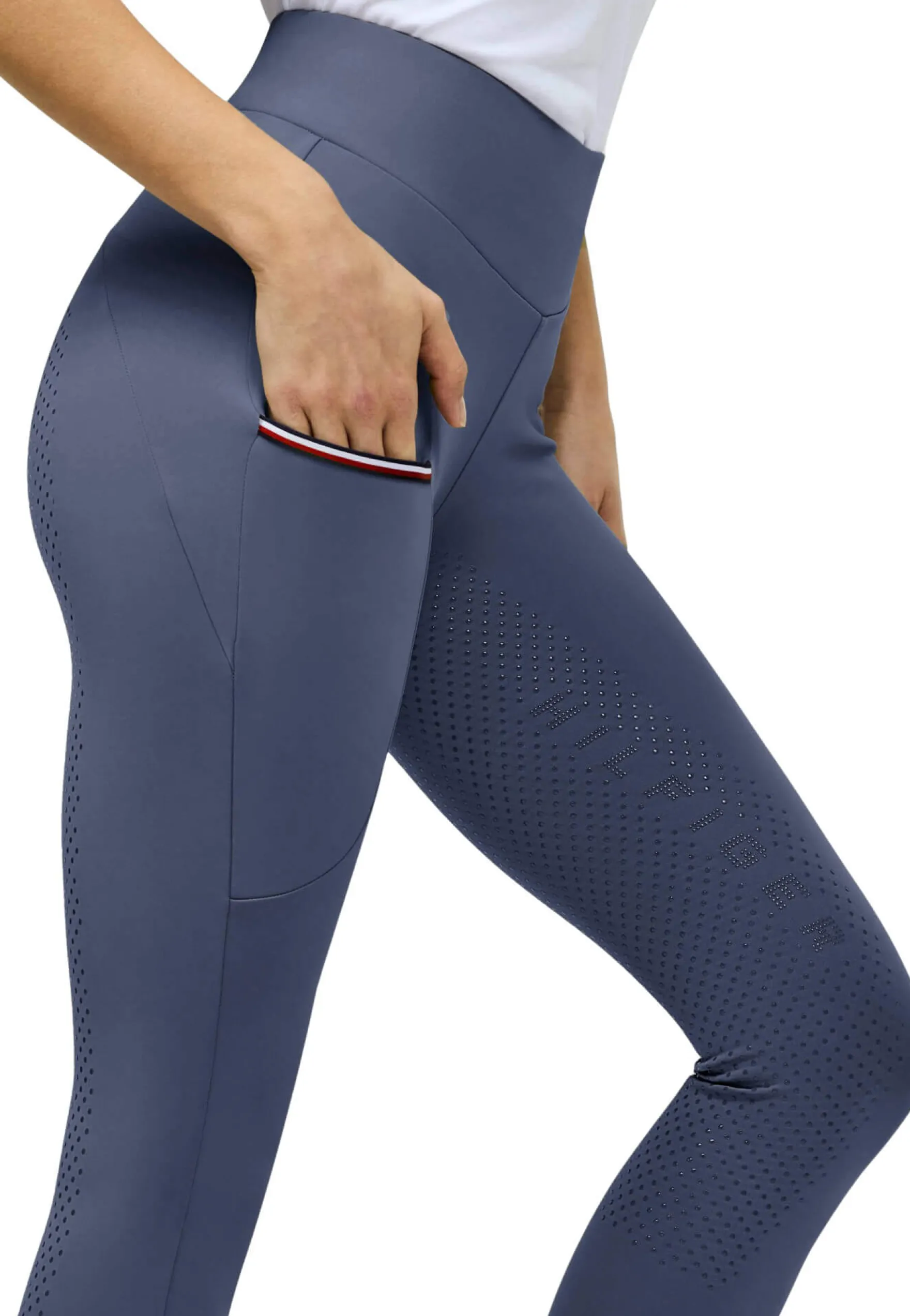 Reitleggings Damen Elmira FS26, Vollbesatz, Full-Grip