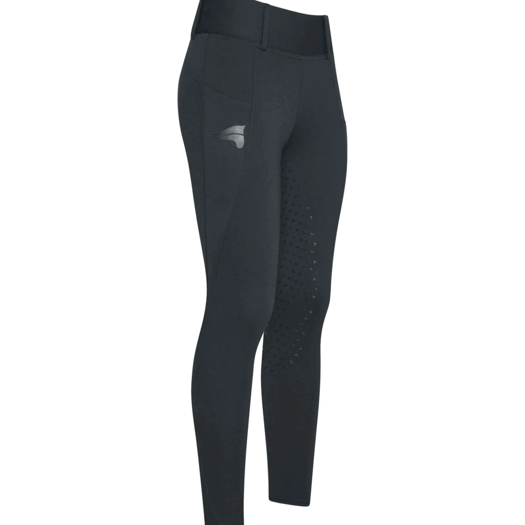 Reitleggings Damen ERDon, Vollbesatz, Full-Grip, Winterreitleggings, Softshell