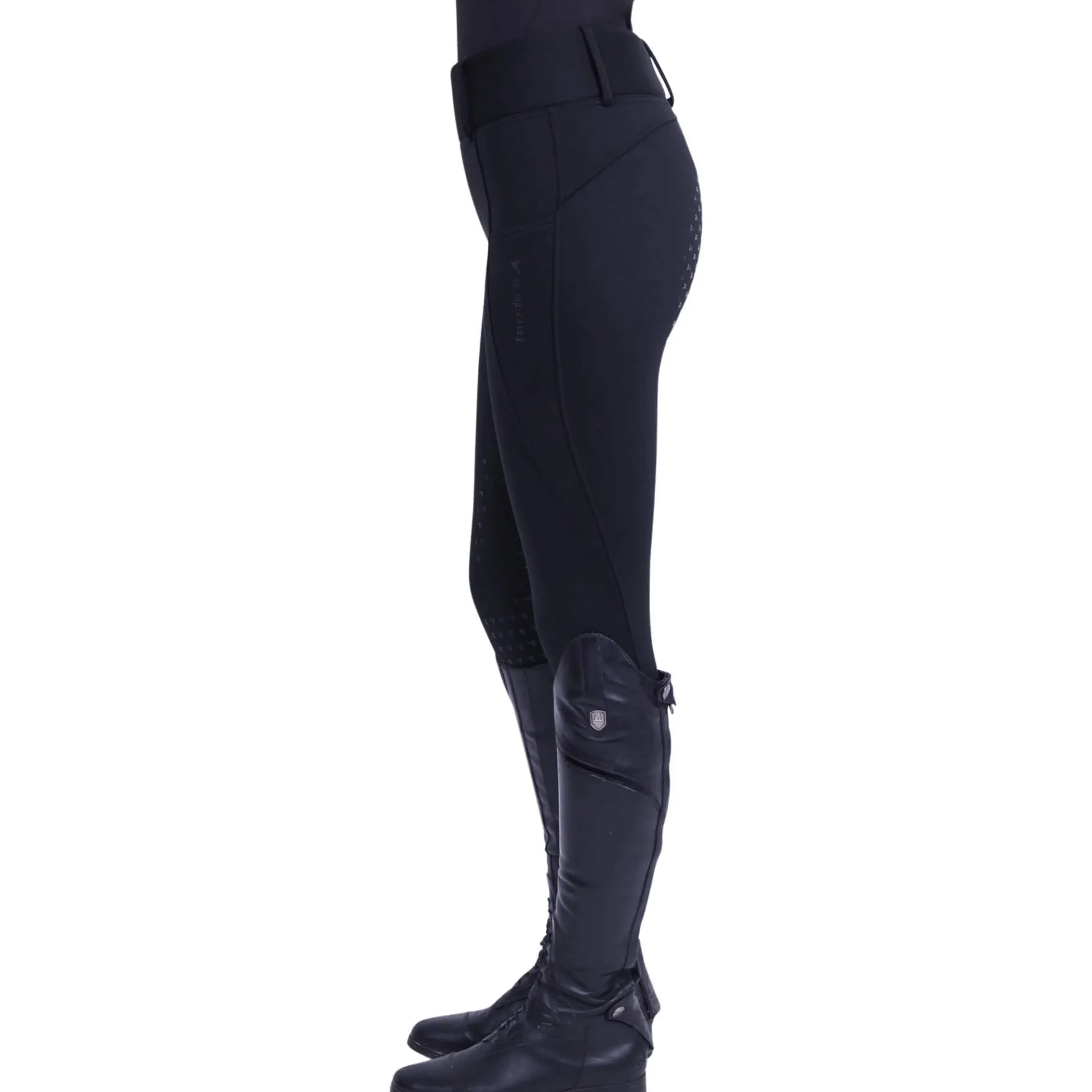 Reitleggings Damen ERDon, Vollbesatz, Full-Grip, Winterreitleggings, Softshell