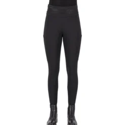 Reitleggings Damen ESImpress, Vollbesatz, Full-Grip