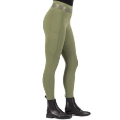 Reitleggings Damen ESImpress HW24, Vollbesatz, Full-Grip, High Waist