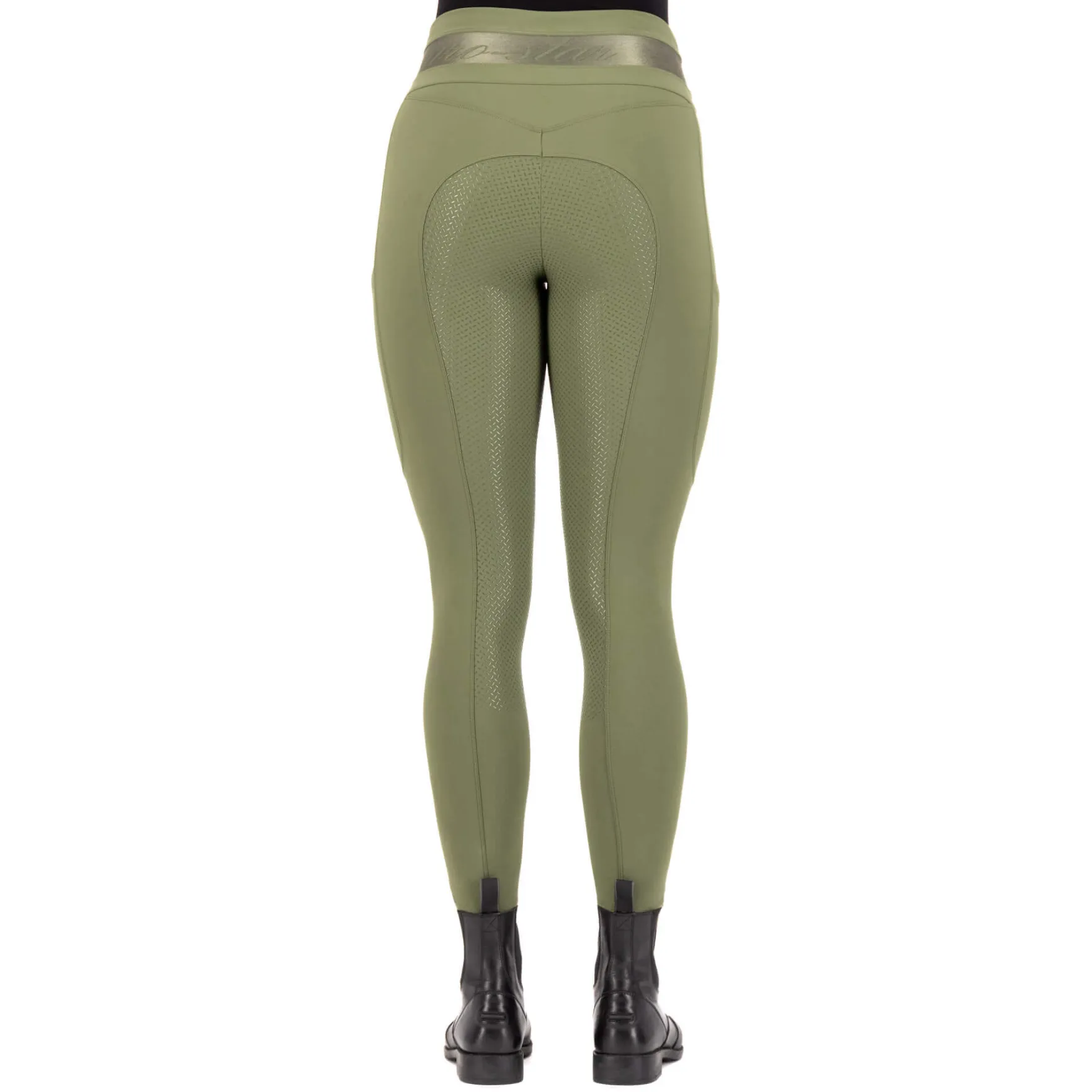 Reitleggings Damen ESImpress HW24, Vollbesatz, Full-Grip, High Waist