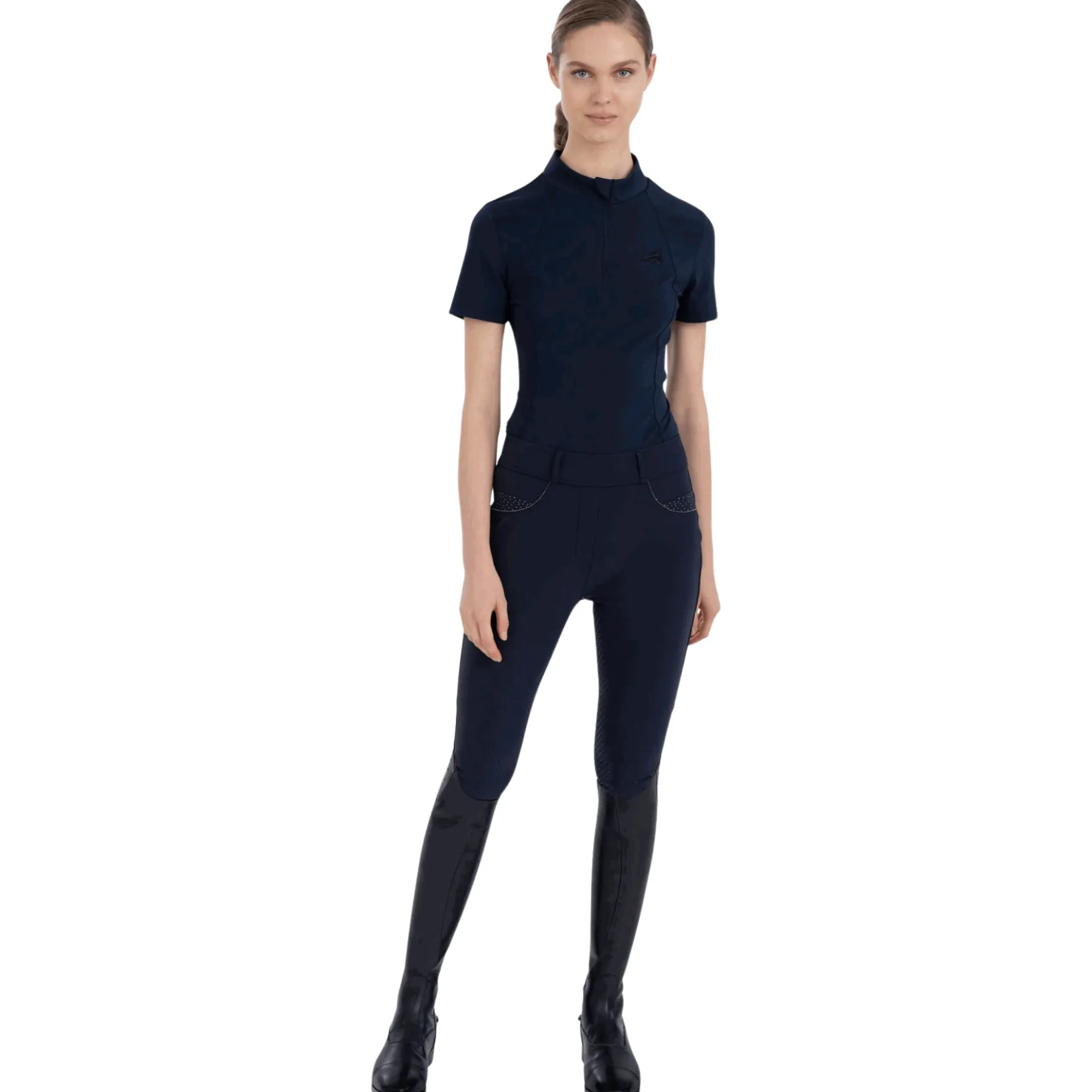 Reitleggings Damen ESMaxi FS26, Vollbesatz, Full-Grip
