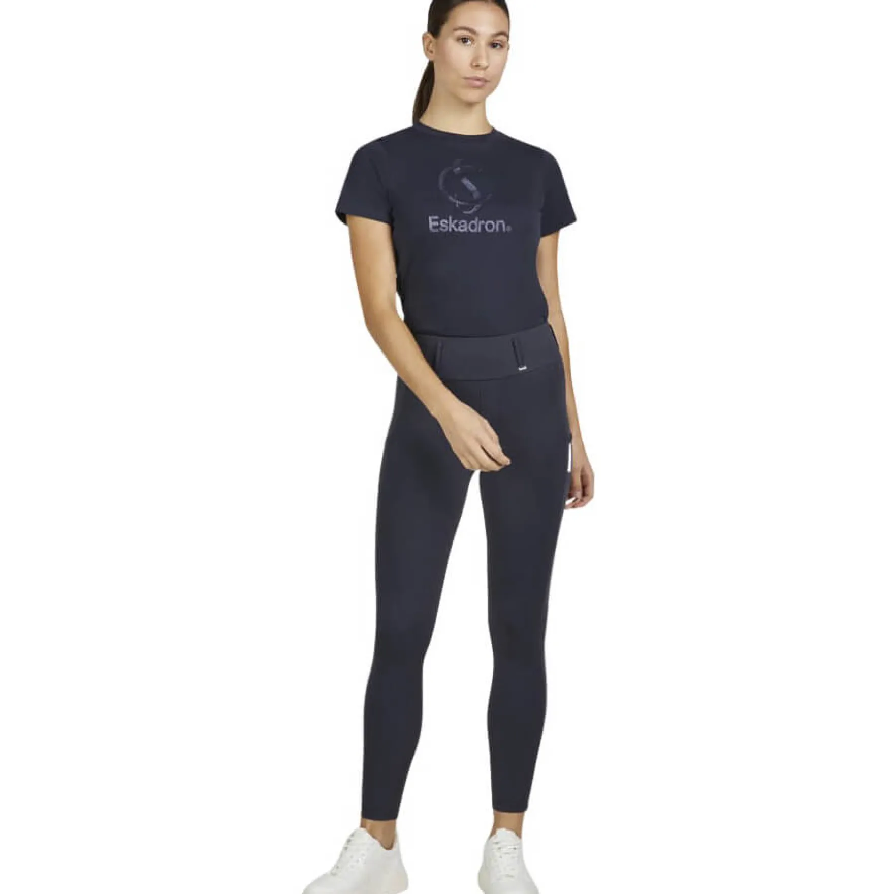 Reitleggings Damen Flex, Vollbesatz, Full-Grip