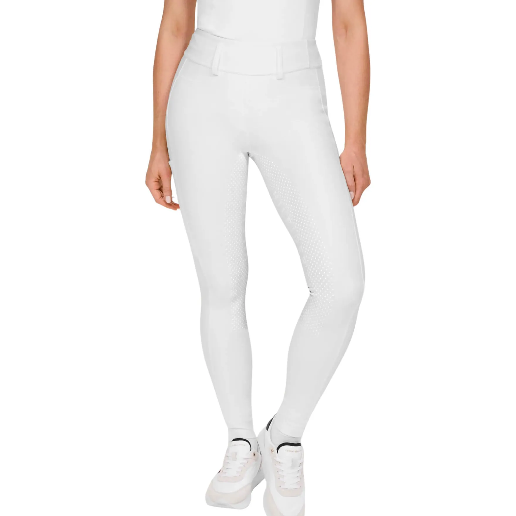 Reitleggings Damen Highland FS25, Hybrid, Vollbesatz, Full-Grip