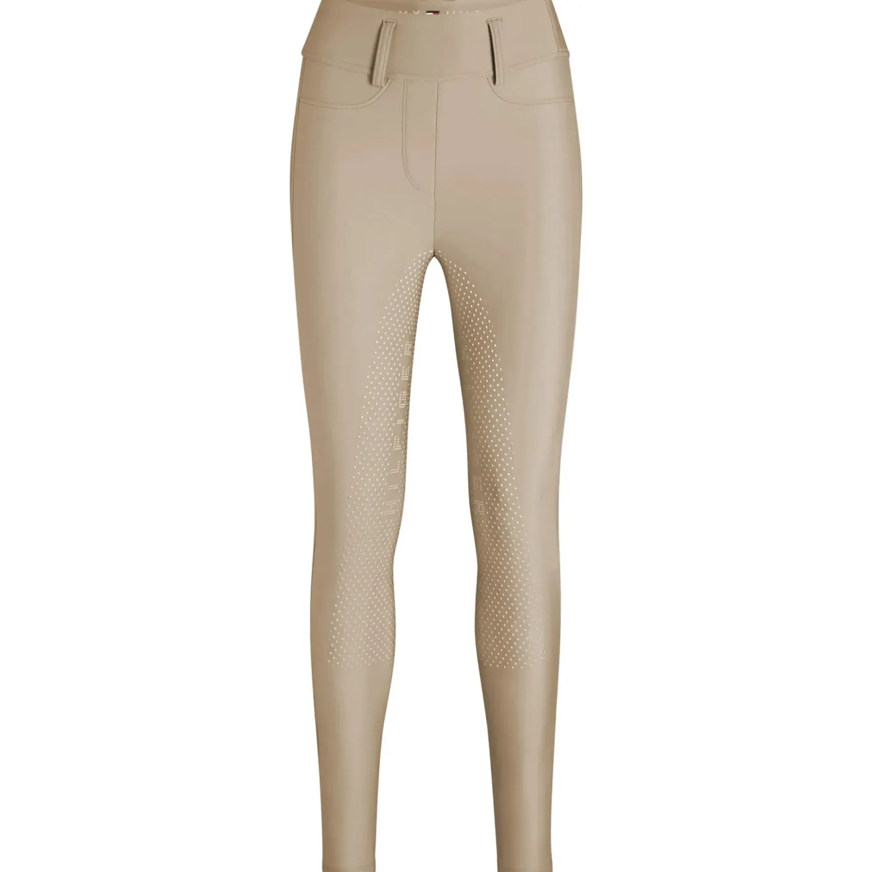 Reitleggings Damen Highland, Hybrid, Vollbesatz, Full-Grip