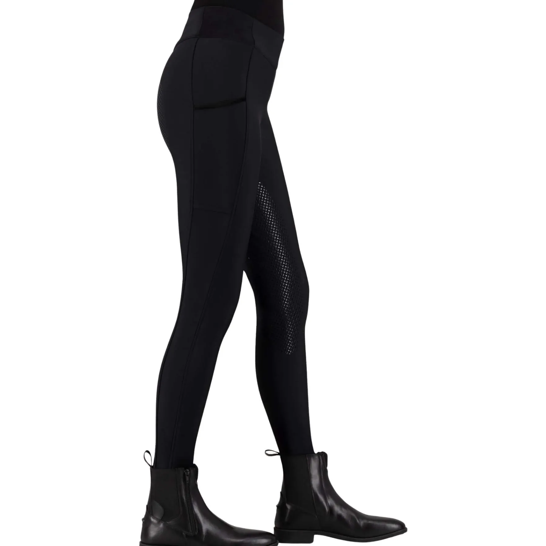 Reitleggings Damen HVPEstrelle HW25, Vollbesatz, Full-Grip, Winterreitleggings, High Waist