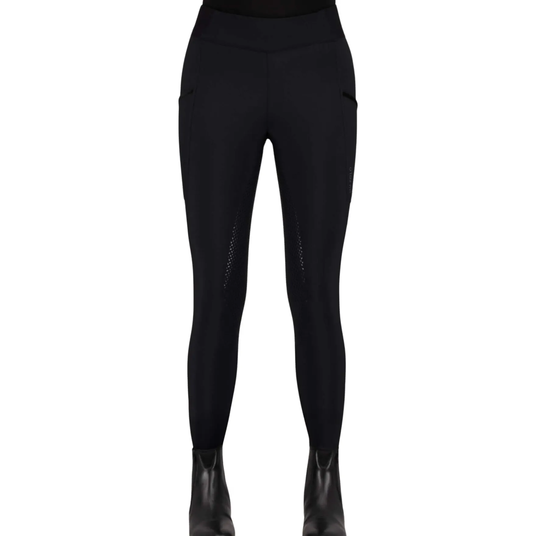 Reitleggings Damen HVPEstrelle HW25, Vollbesatz, Full-Grip, Winterreitleggings, High Waist