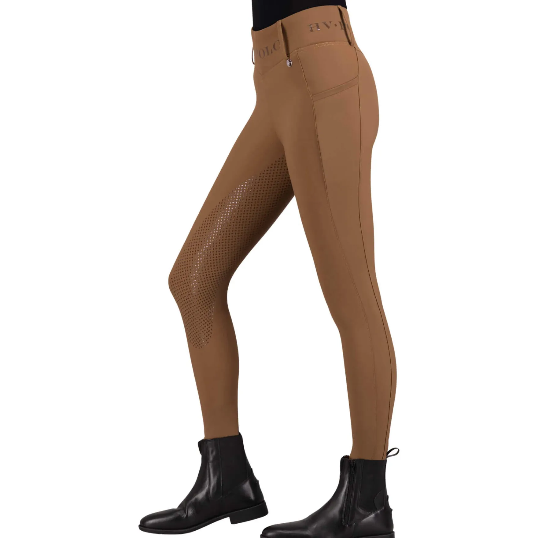 Reitleggings Damen HVPFavourite HW25, Vollbesatz, Full-Grip, High Waist