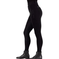 Reitleggings Damen IRHComfi Sparks, Vollbesatz, Full-Grip, High Waist, Winter