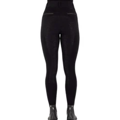 Reitleggings Damen IRHComfi Sparks, Vollbesatz, Full-Grip, High Waist, Winter