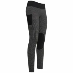 Reitleggings Damen IRHDiamond Bubble FS22, Kniebesatz, Knee-Grip